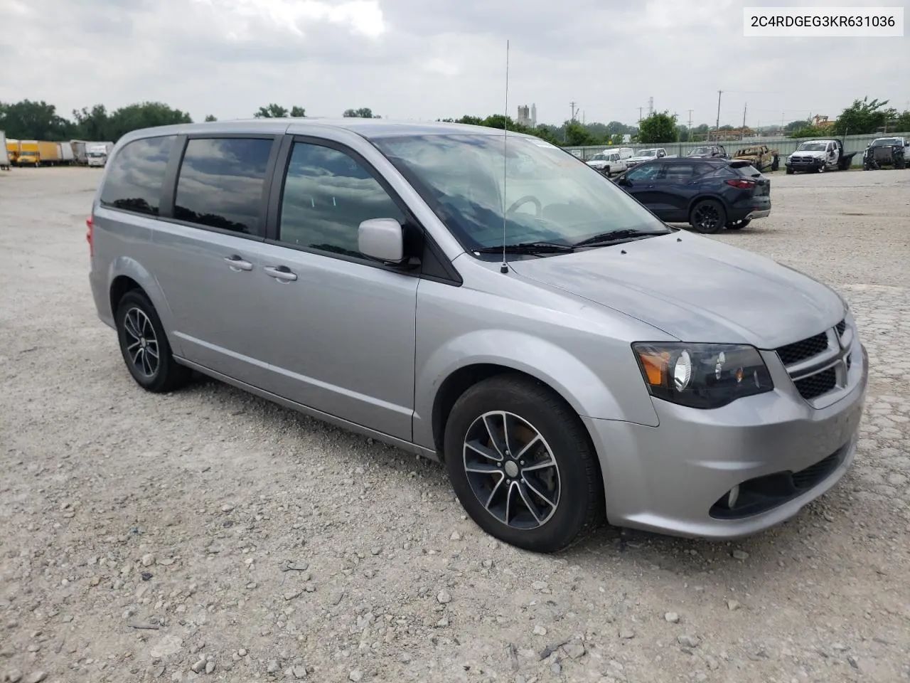 2019 Dodge Grand Caravan Gt VIN: 2C4RDGEG3KR631036 Lot: 55574324