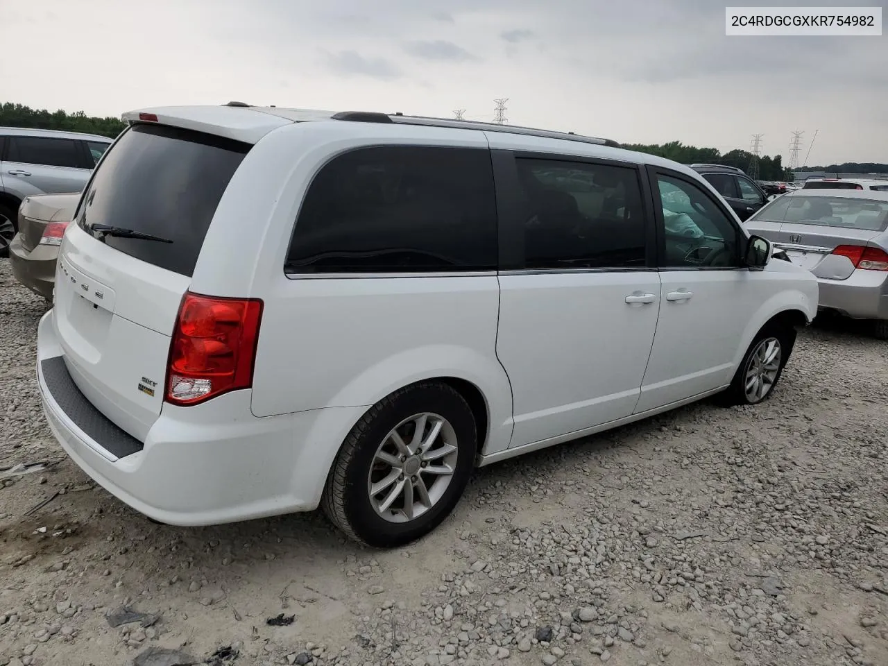 2019 Dodge Grand Caravan Sxt VIN: 2C4RDGCGXKR754982 Lot: 55634994