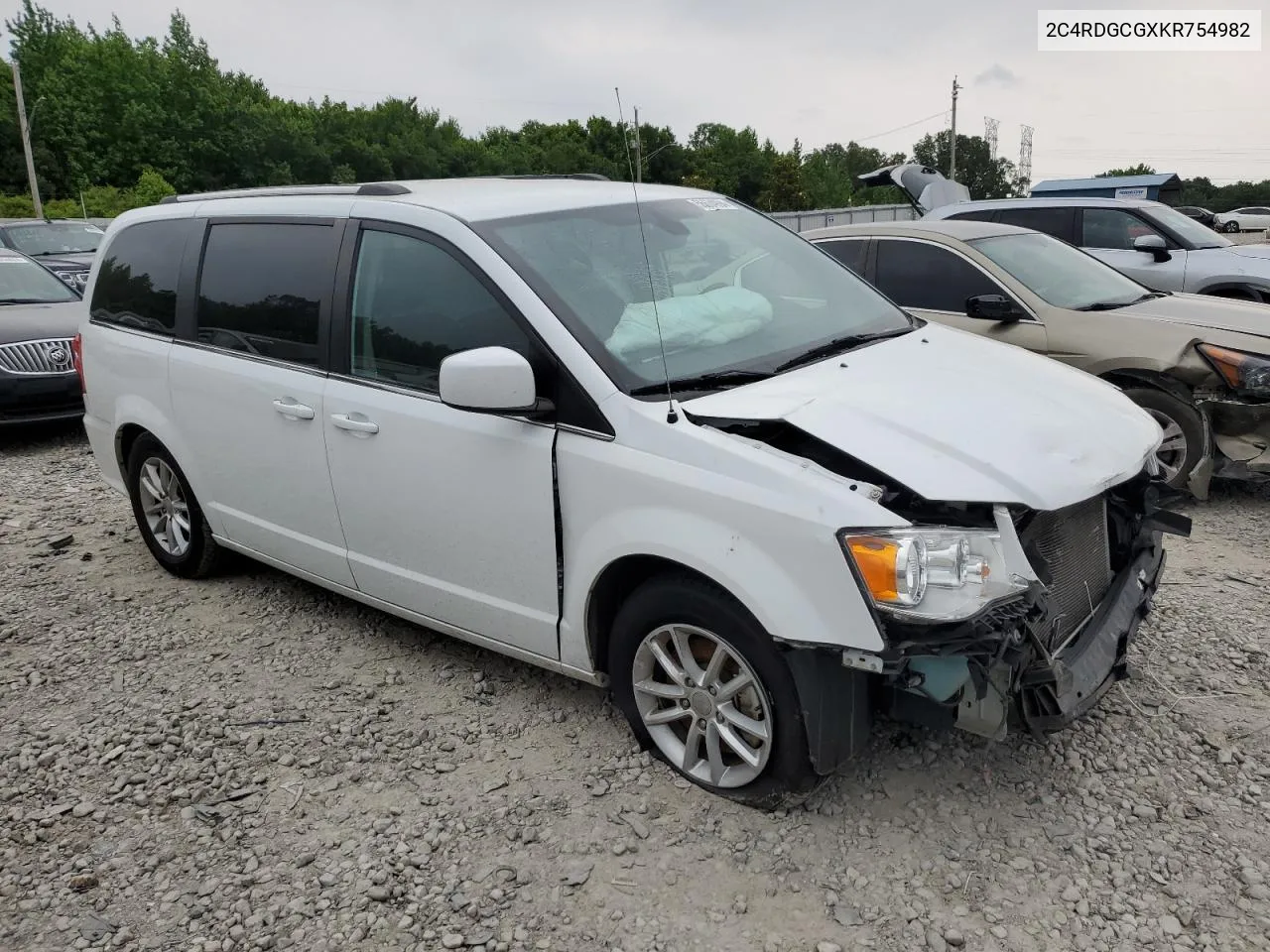 2019 Dodge Grand Caravan Sxt VIN: 2C4RDGCGXKR754982 Lot: 55634994