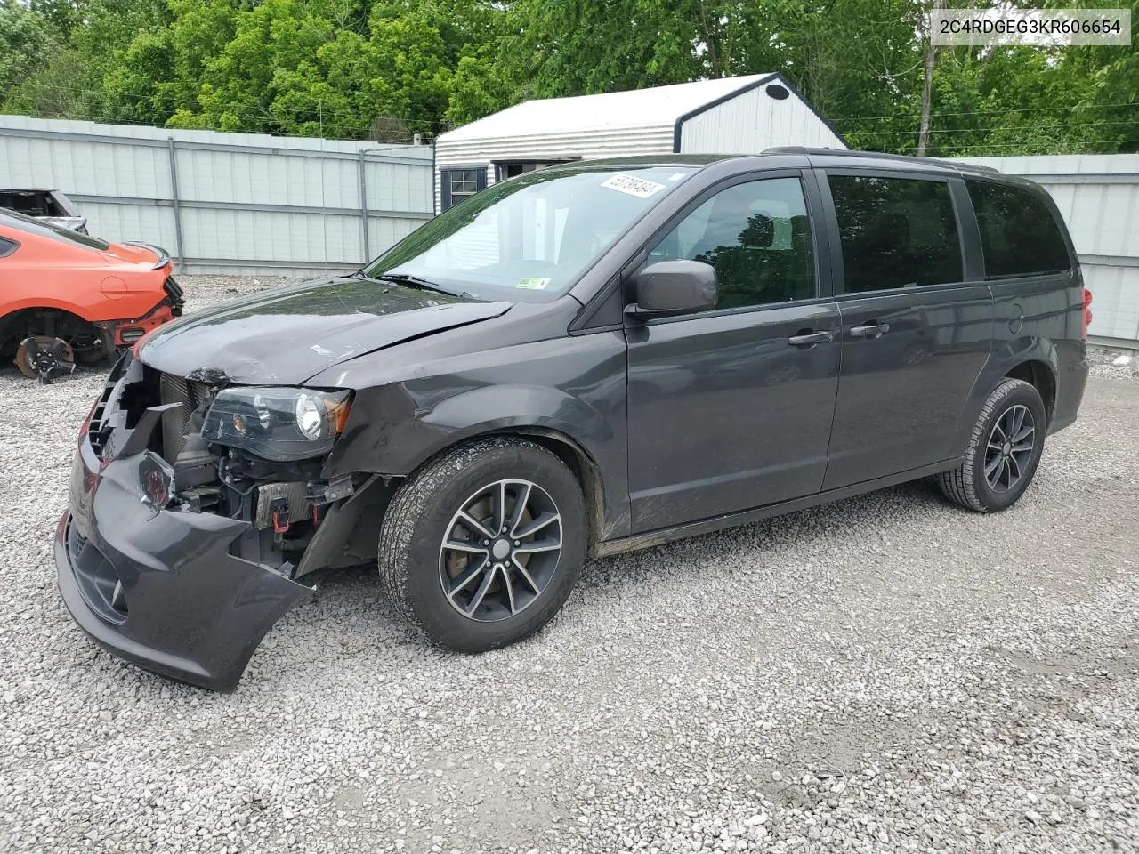 2C4RDGEG3KR606654 2019 Dodge Grand Caravan Gt