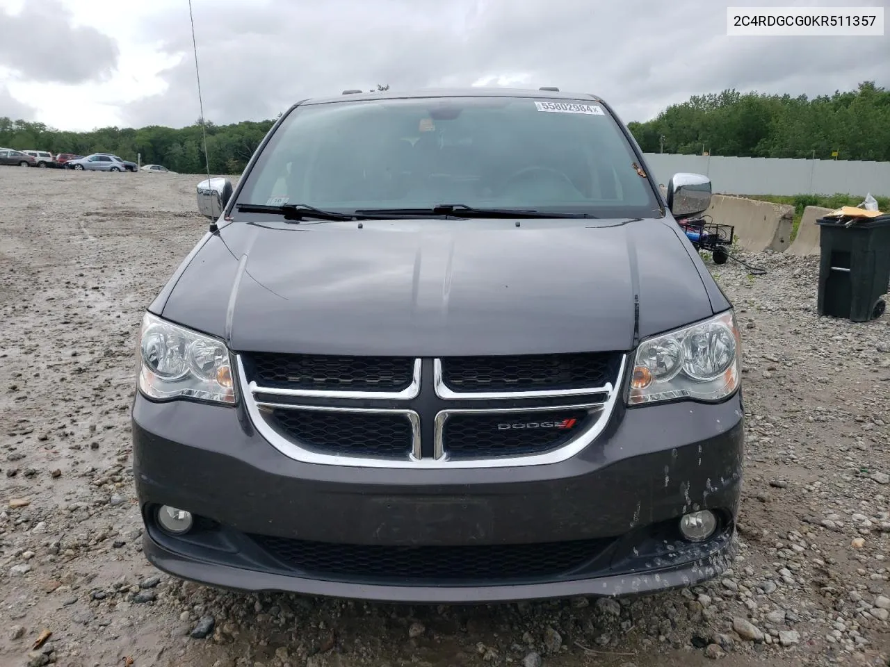 2019 Dodge Grand Caravan Sxt VIN: 2C4RDGCG0KR511357 Lot: 55802984