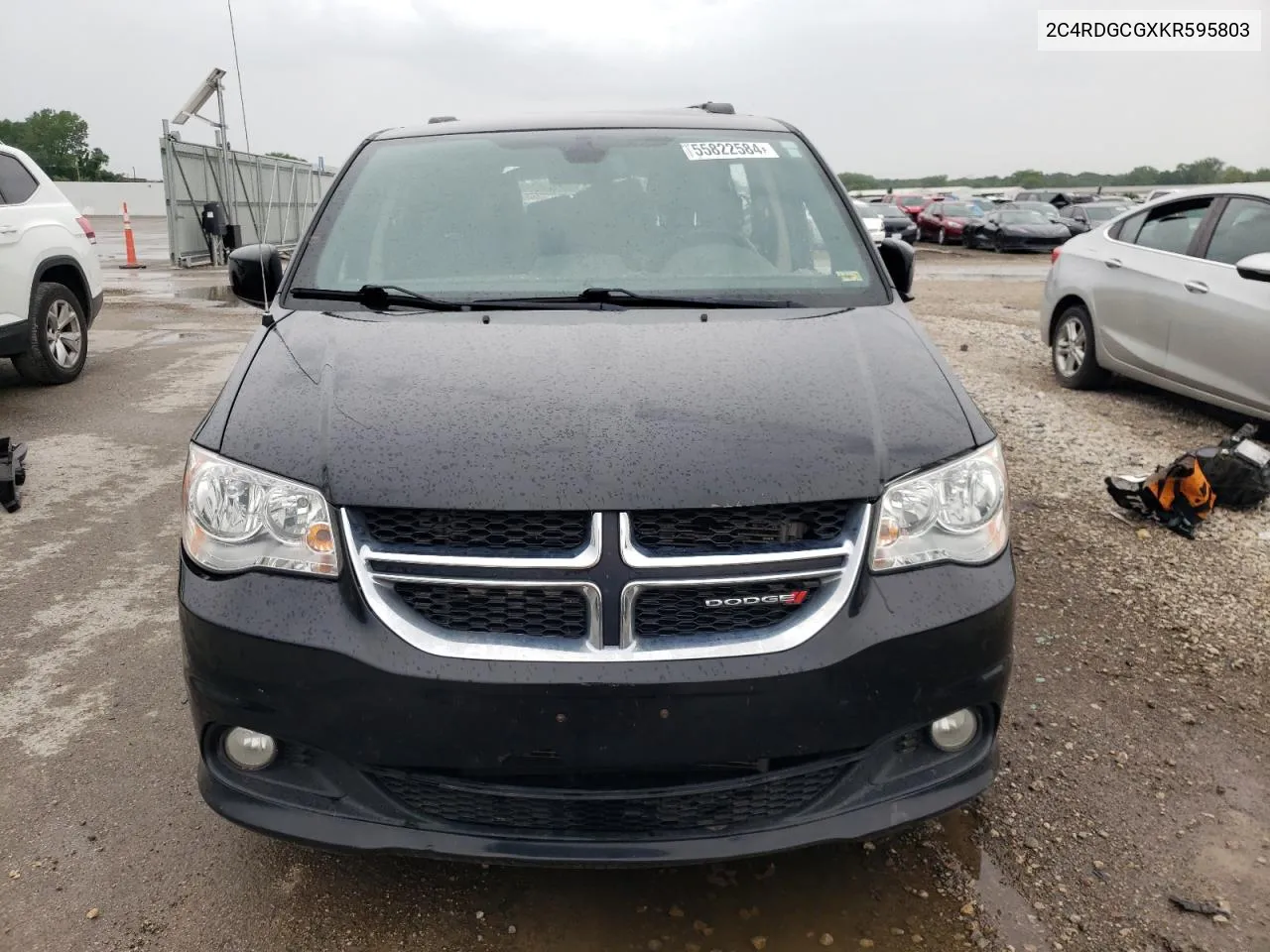 2019 Dodge Grand Caravan Sxt VIN: 2C4RDGCGXKR595803 Lot: 55822584