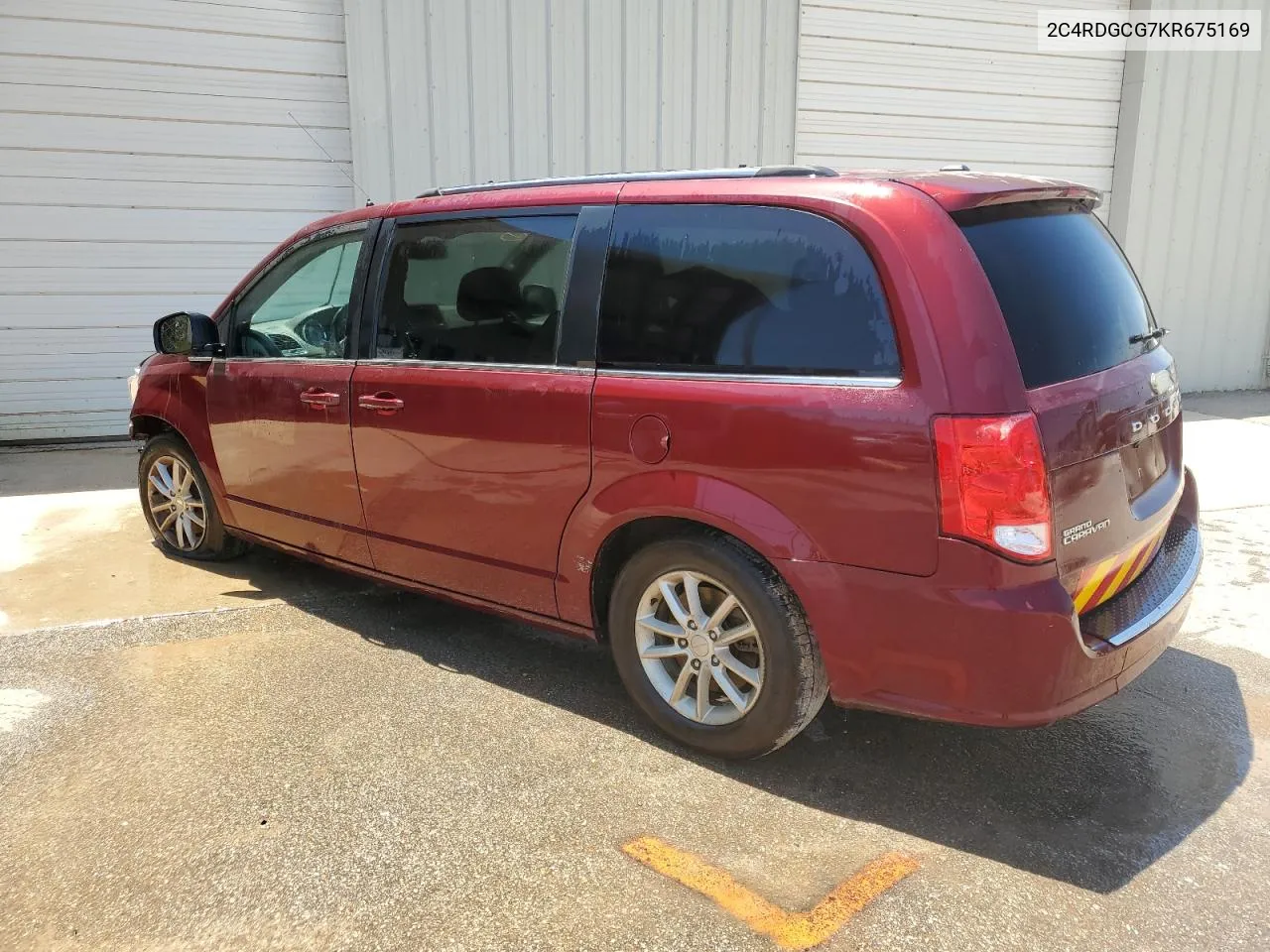 2019 Dodge Grand Caravan Sxt VIN: 2C4RDGCG7KR675169 Lot: 55914394