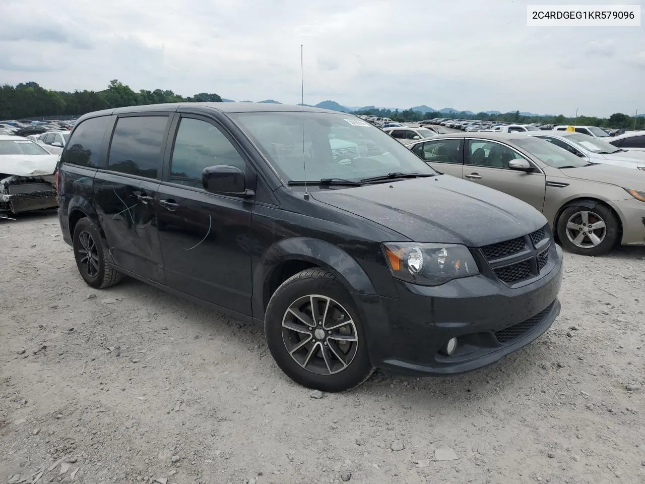 2019 Dodge Grand Caravan Gt VIN: 2C4RDGEG1KR579096 Lot: 55998634