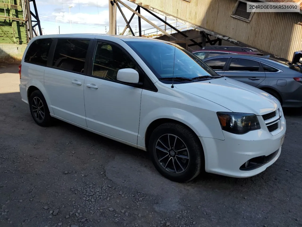 2C4RDGEG5KR536090 2019 Dodge Grand Caravan Gt