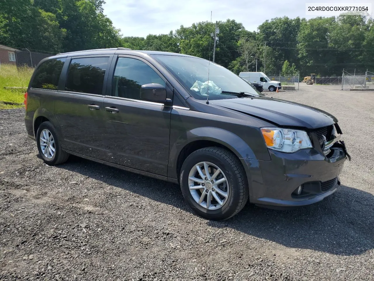 2019 Dodge Grand Caravan Sxt VIN: 2C4RDGCGXKR771054 Lot: 56212874