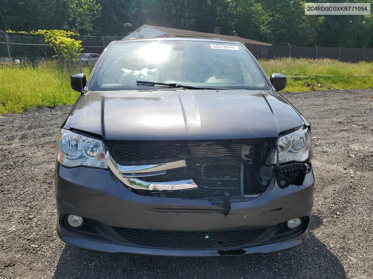 2019 Dodge Grand Caravan Sxt VIN: 2C4RDGCGXKR771054 Lot: 56212874