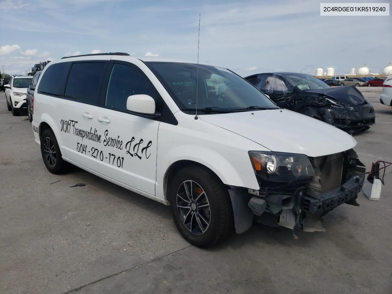 2C4RDGEG1KR519240 2019 Dodge Grand Caravan Gt