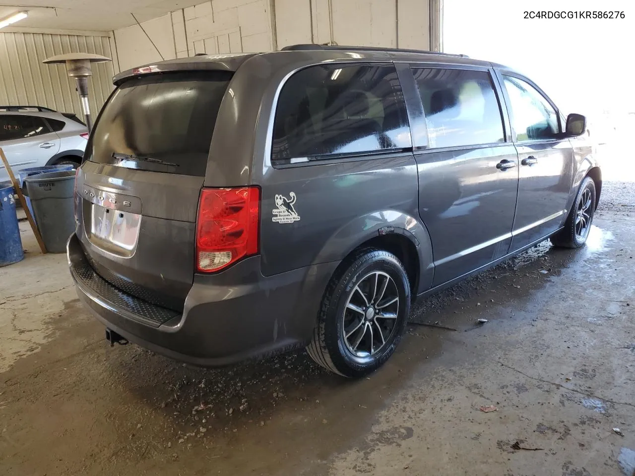 2019 Dodge Grand Caravan Sxt VIN: 2C4RDGCG1KR586276 Lot: 56386074