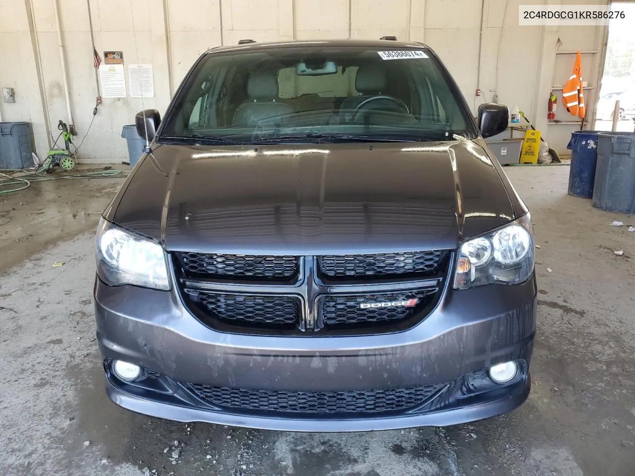 2019 Dodge Grand Caravan Sxt VIN: 2C4RDGCG1KR586276 Lot: 56386074