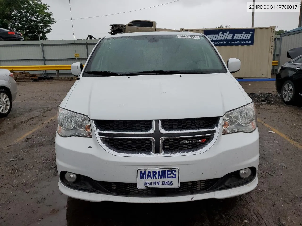 2C4RDGCG1KR788017 2019 Dodge Grand Caravan Sxt