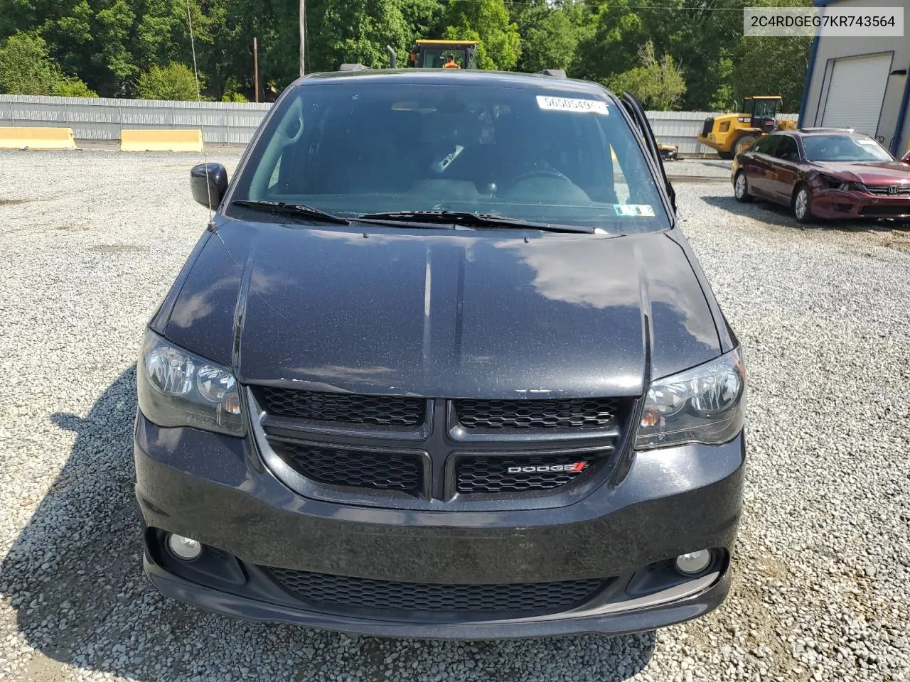 2C4RDGEG7KR743564 2019 Dodge Grand Caravan Gt