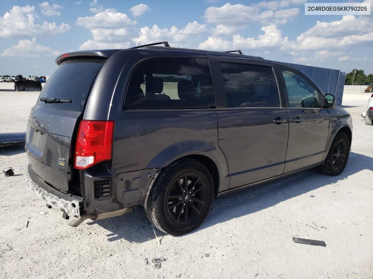 2C4RDGEG5KR790205 2019 Dodge Grand Caravan Gt