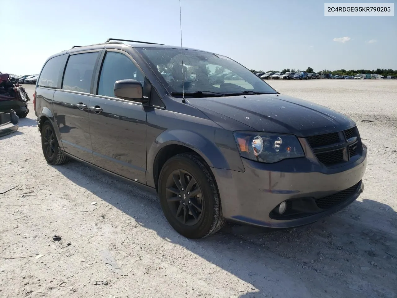 2019 Dodge Grand Caravan Gt VIN: 2C4RDGEG5KR790205 Lot: 56796314