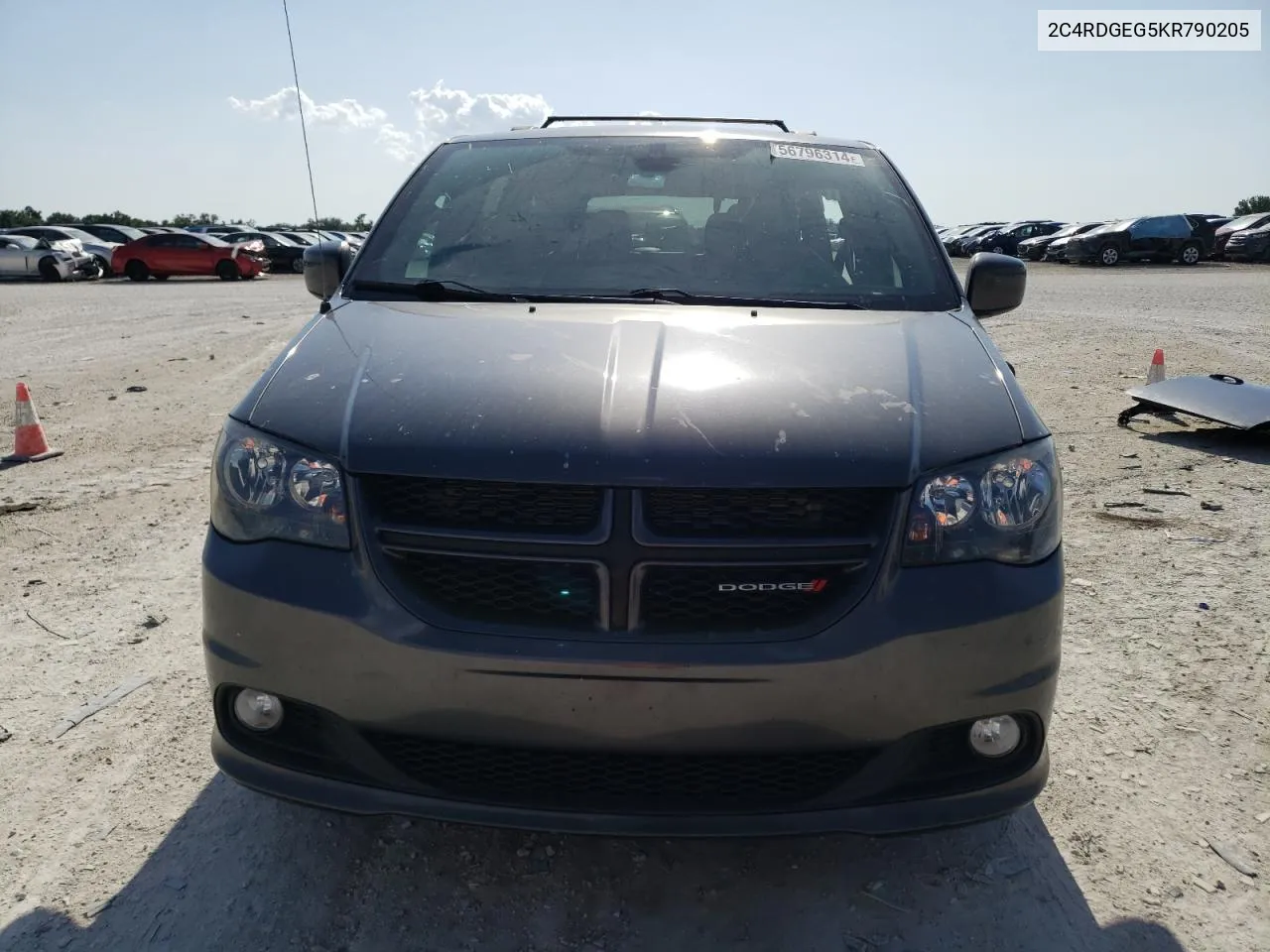 2C4RDGEG5KR790205 2019 Dodge Grand Caravan Gt