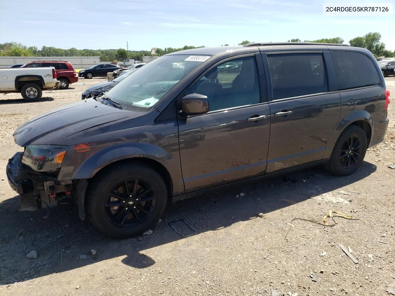 2C4RDGEG5KR787126 2019 Dodge Grand Caravan Gt