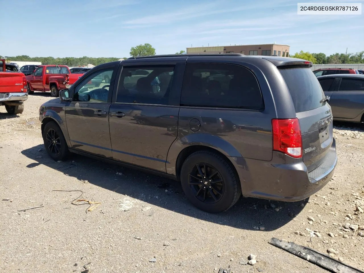 2019 Dodge Grand Caravan Gt VIN: 2C4RDGEG5KR787126 Lot: 56995374