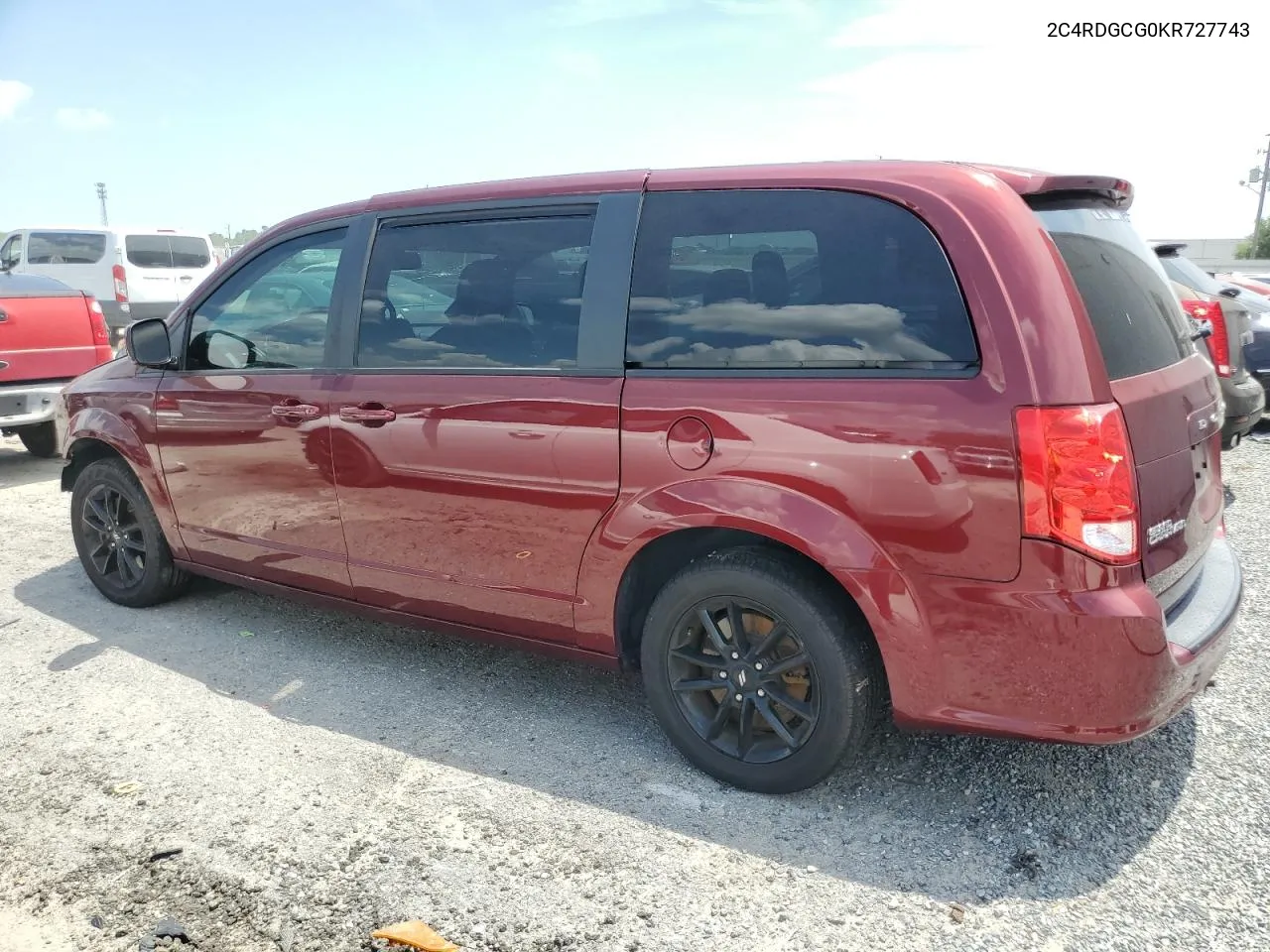 2C4RDGCG0KR727743 2019 Dodge Grand Caravan Sxt