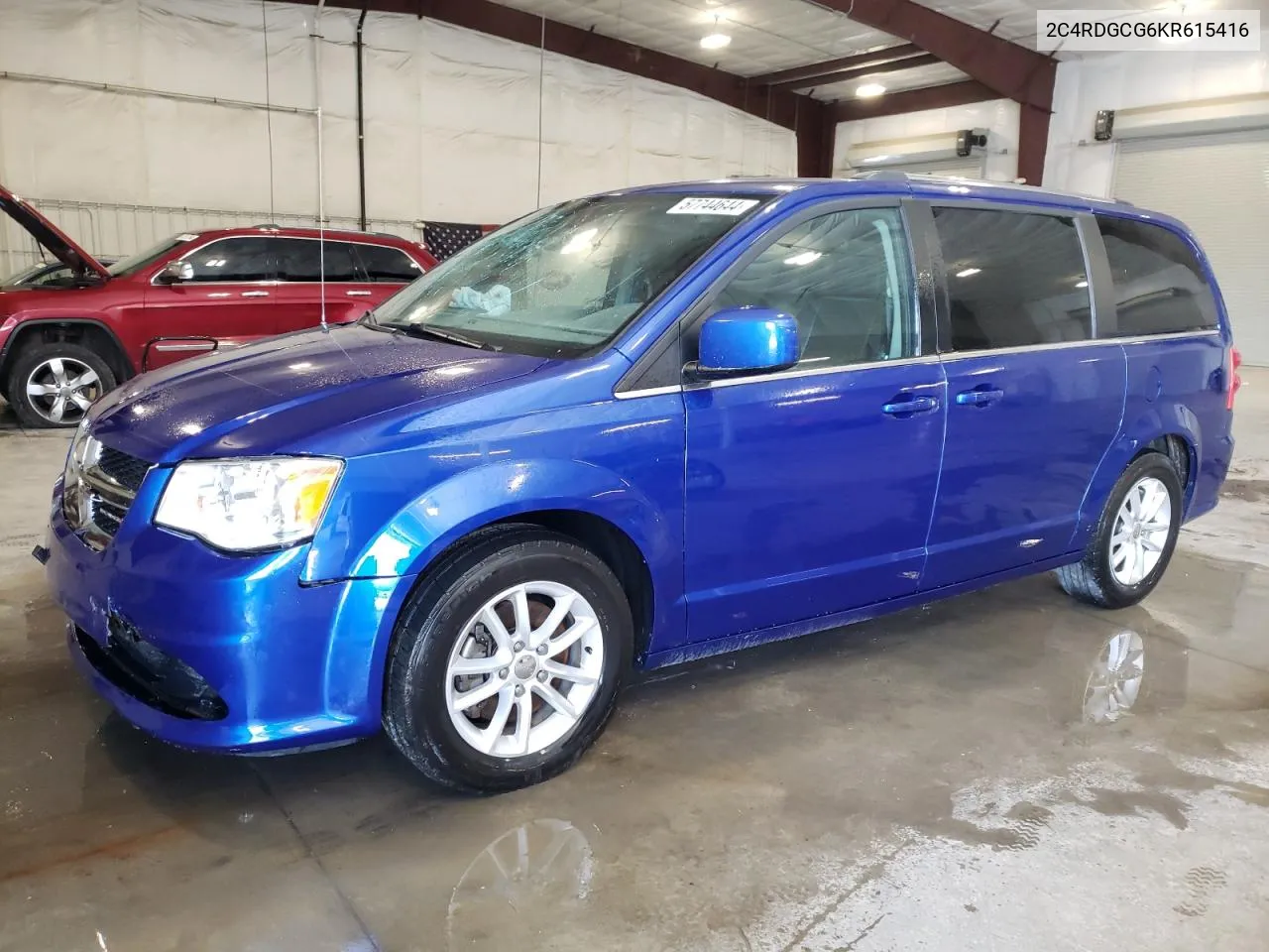 2019 Dodge Grand Caravan Sxt VIN: 2C4RDGCG6KR615416 Lot: 57744644