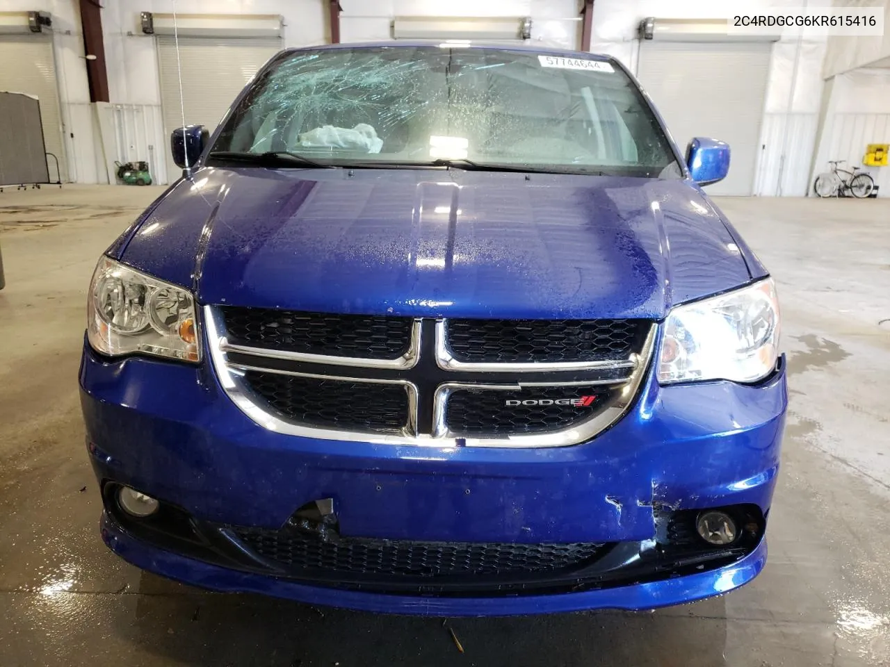 2019 Dodge Grand Caravan Sxt VIN: 2C4RDGCG6KR615416 Lot: 57744644