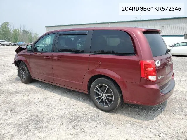 2C4RDGBG1KR572346 2019 Dodge Grand Caravan Se