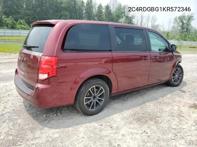 2019 Dodge Grand Caravan Se VIN: 2C4RDGBG1KR572346 Lot: 57806294