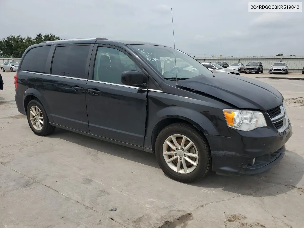 2C4RDGCG3KR519842 2019 Dodge Grand Caravan Sxt