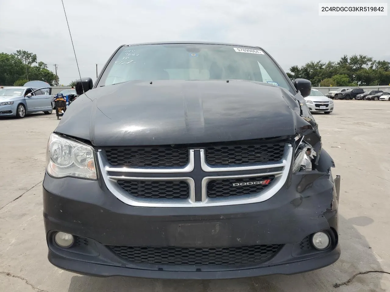 2C4RDGCG3KR519842 2019 Dodge Grand Caravan Sxt