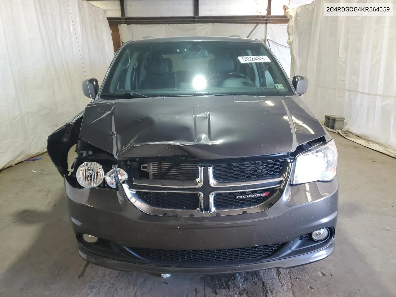 2C4RDGCG4KR564059 2019 Dodge Grand Caravan Sxt