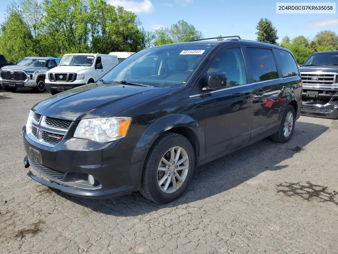 2019 Dodge Grand Caravan Sxt VIN: 2C4RDGCG7KR635058 Lot: 58144544