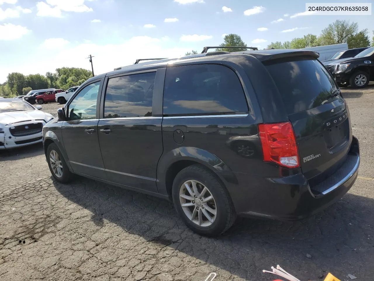 2019 Dodge Grand Caravan Sxt VIN: 2C4RDGCG7KR635058 Lot: 58144544