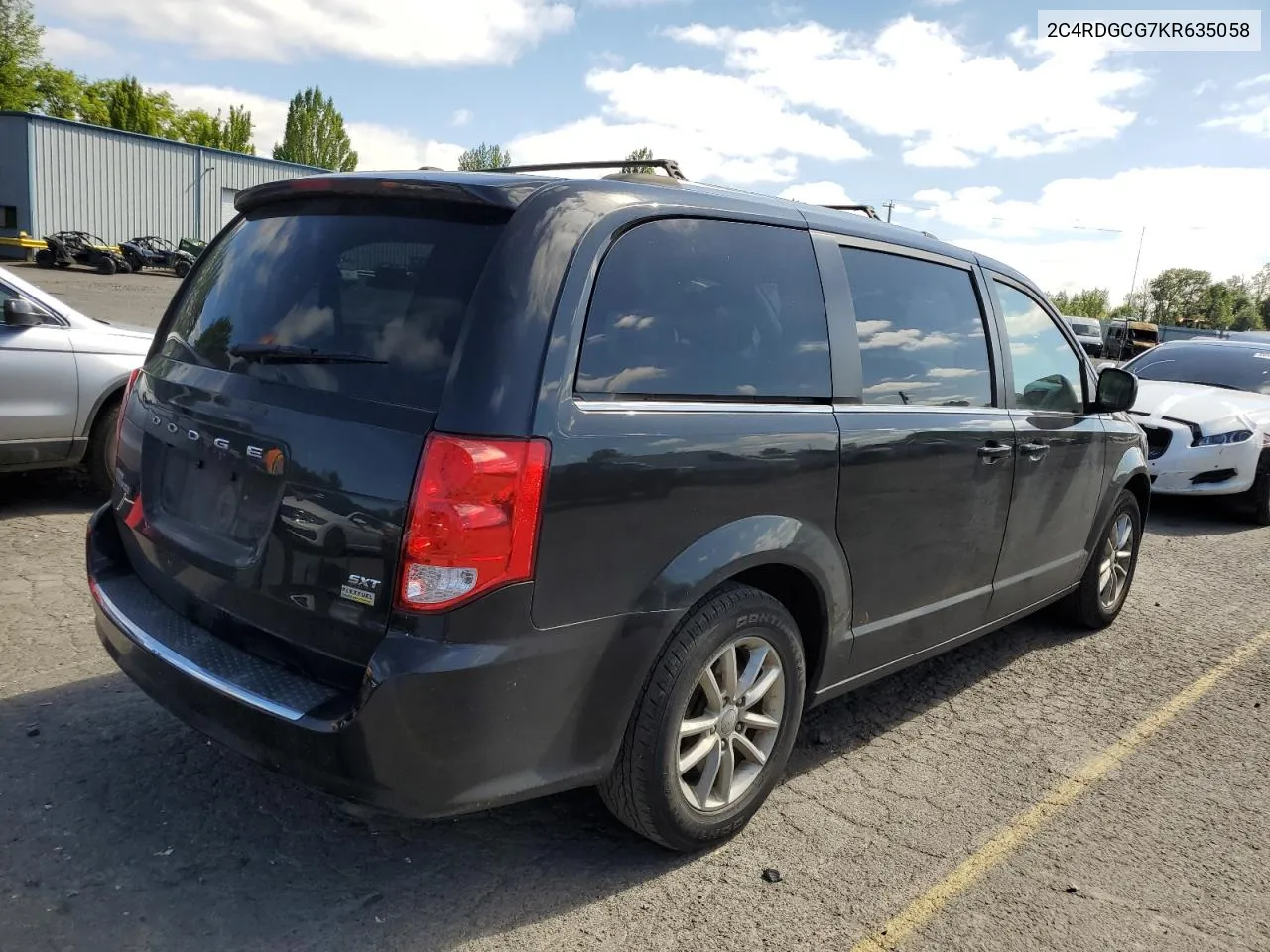 2019 Dodge Grand Caravan Sxt VIN: 2C4RDGCG7KR635058 Lot: 58144544