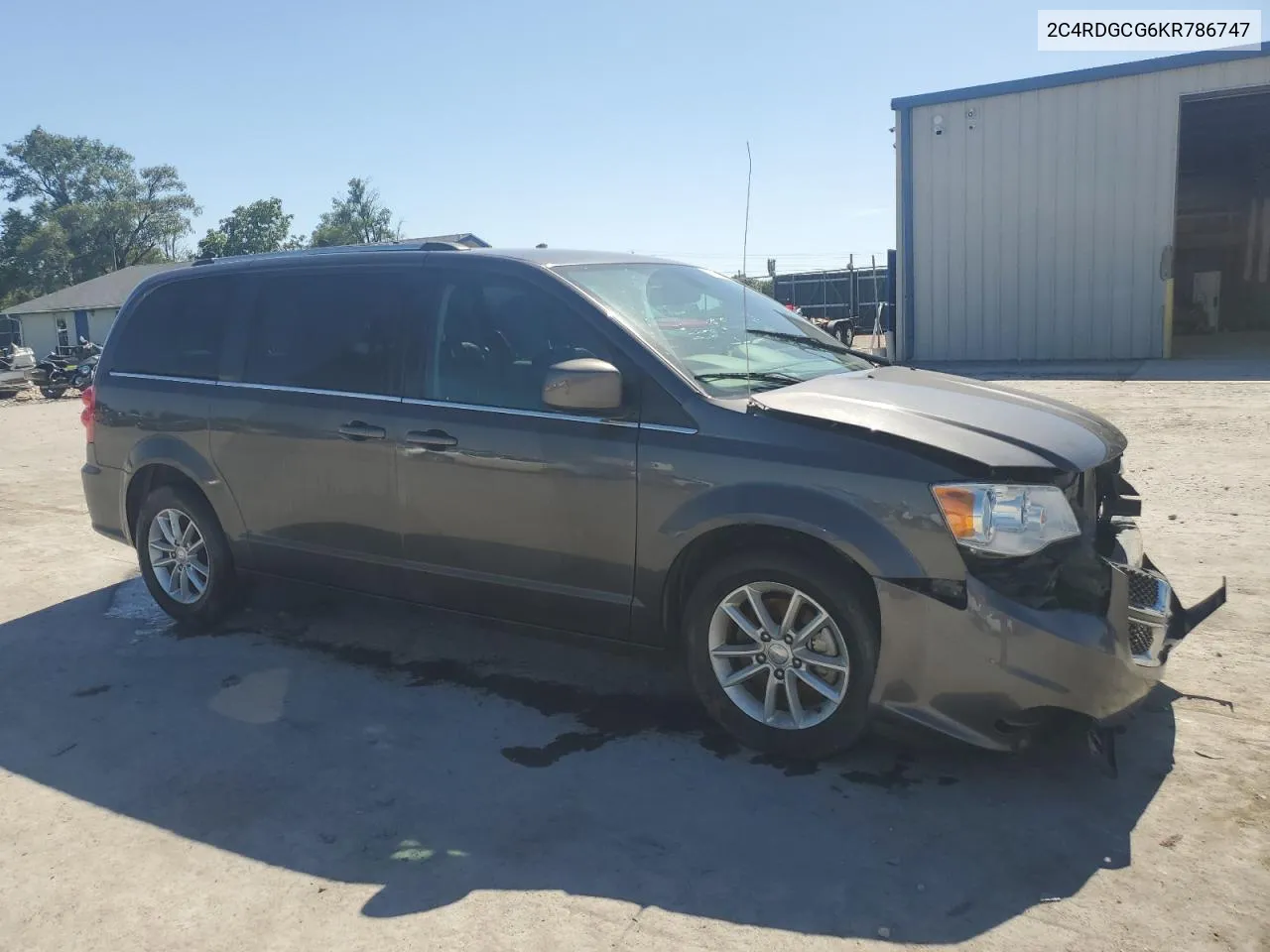 2C4RDGCG6KR786747 2019 Dodge Grand Caravan Sxt