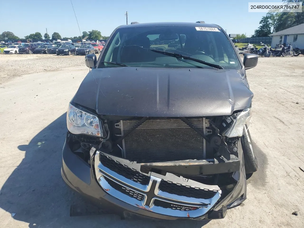 2C4RDGCG6KR786747 2019 Dodge Grand Caravan Sxt