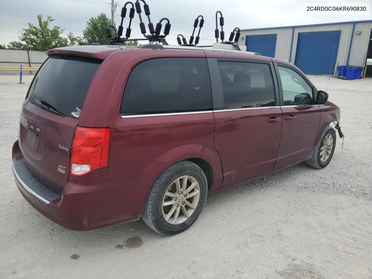 2C4RDGCG6KR690830 2019 Dodge Grand Caravan Sxt