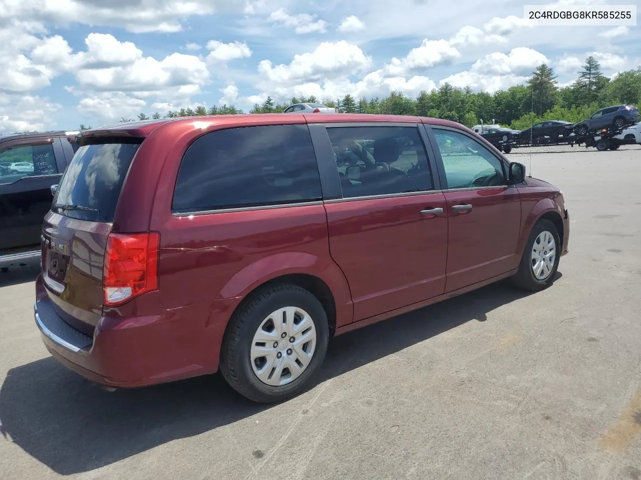 2C4RDGBG8KR585255 2019 Dodge Grand Caravan Se