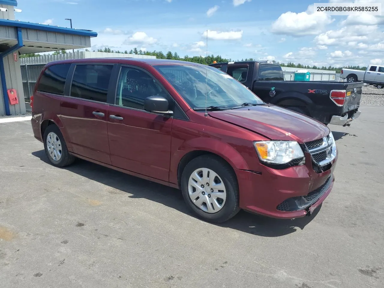 2019 Dodge Grand Caravan Se VIN: 2C4RDGBG8KR585255 Lot: 59246074