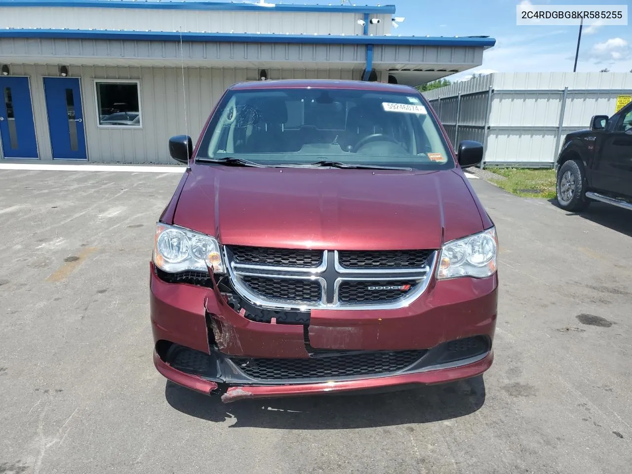 2C4RDGBG8KR585255 2019 Dodge Grand Caravan Se