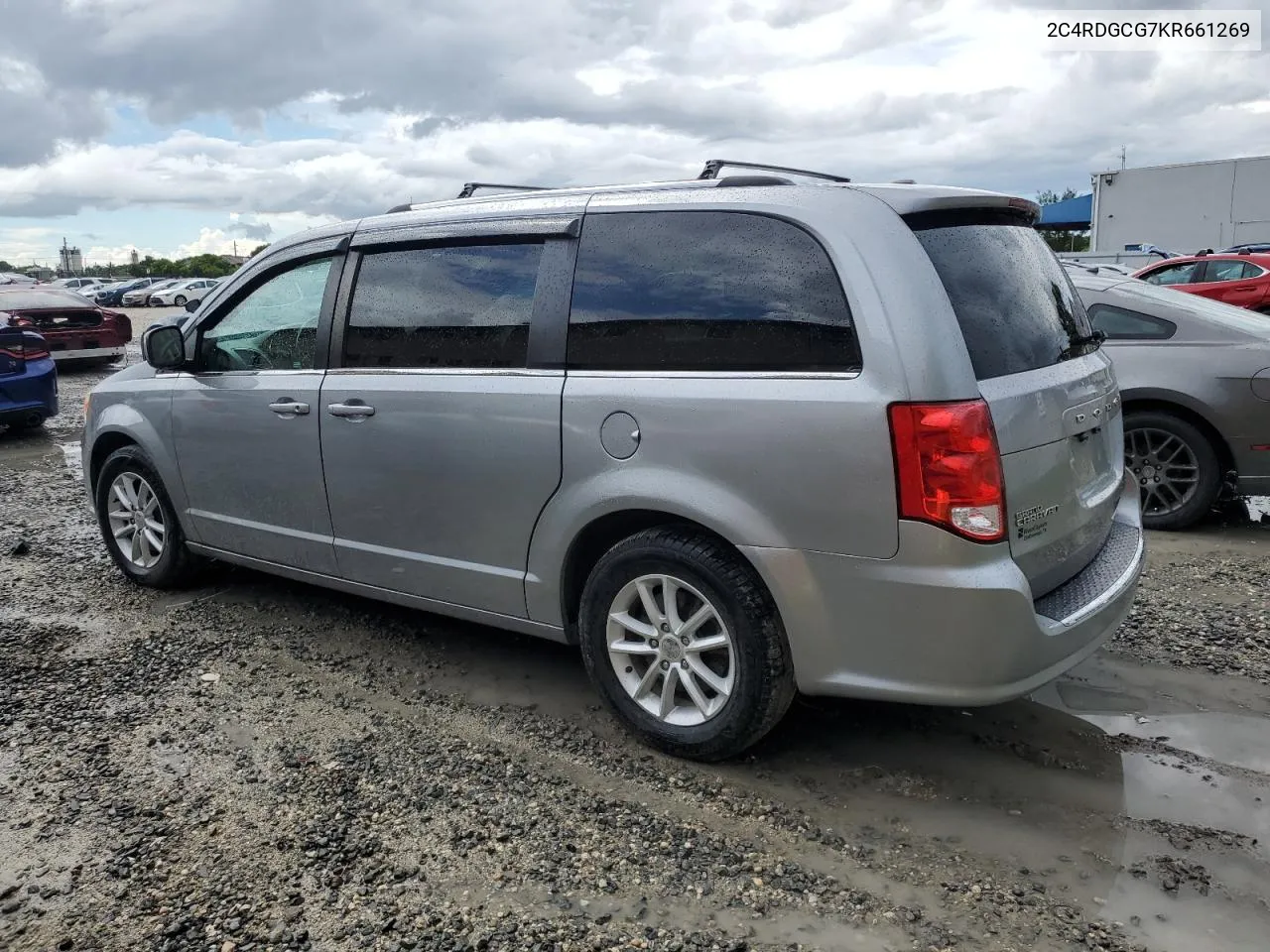 2C4RDGCG7KR661269 2019 Dodge Grand Caravan Sxt