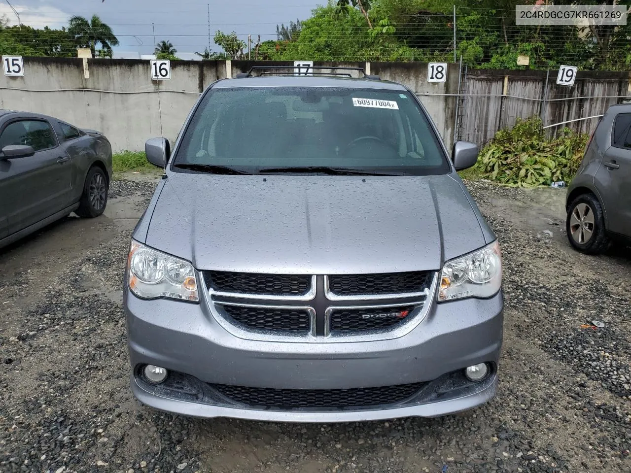 2019 Dodge Grand Caravan Sxt VIN: 2C4RDGCG7KR661269 Lot: 60977004