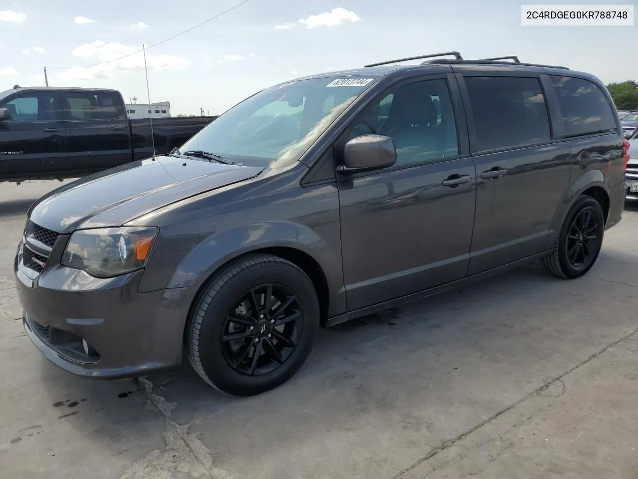 2019 Dodge Grand Caravan Gt VIN: 2C4RDGEG0KR788748 Lot: 62013744