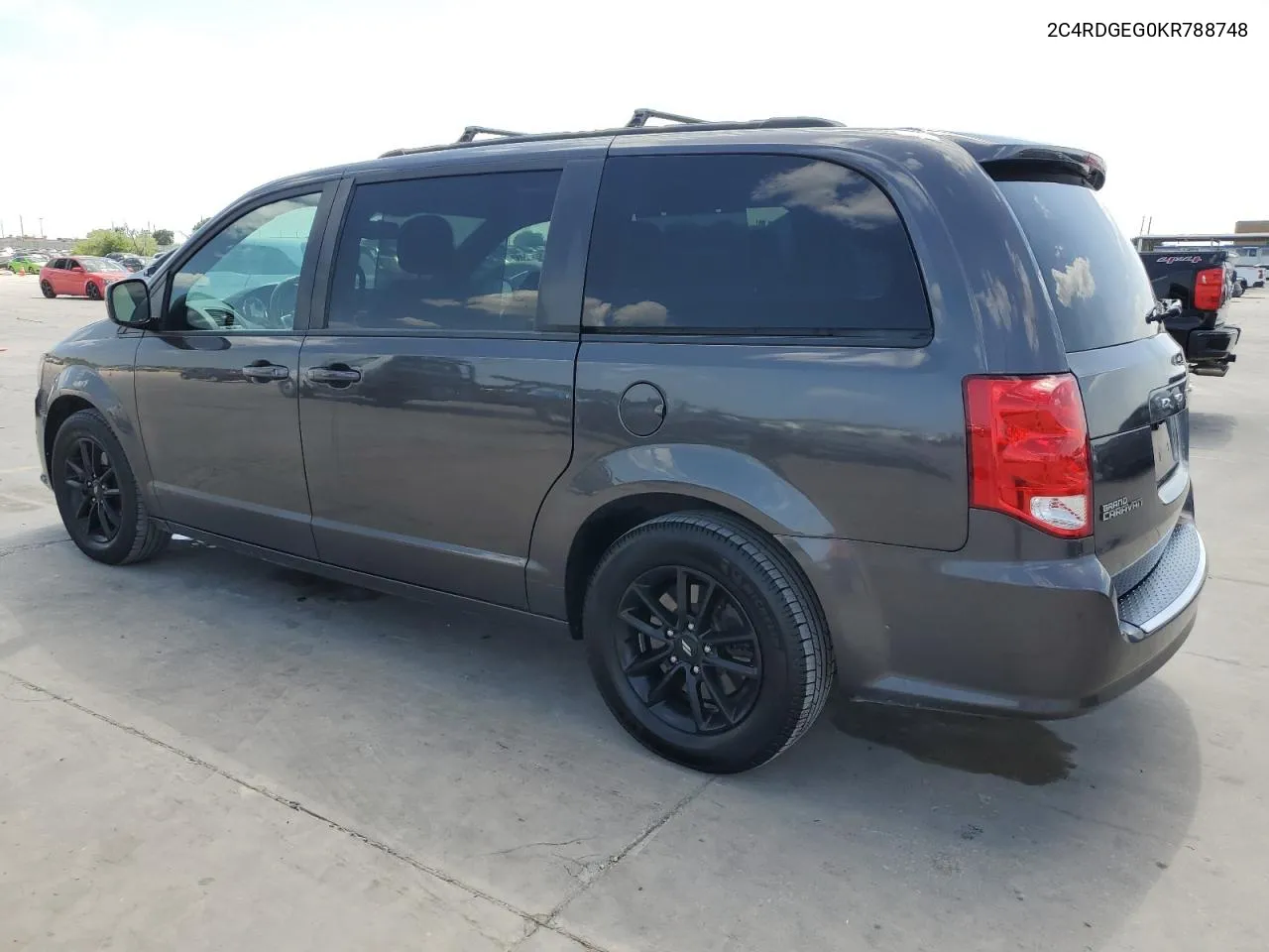 2C4RDGEG0KR788748 2019 Dodge Grand Caravan Gt