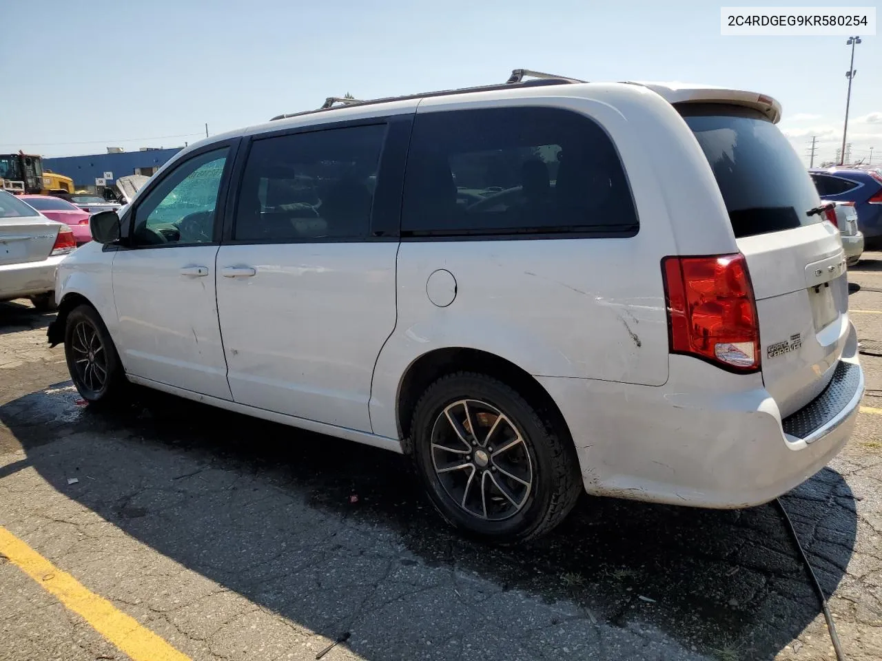 2019 Dodge Grand Caravan Gt VIN: 2C4RDGEG9KR580254 Lot: 62146104