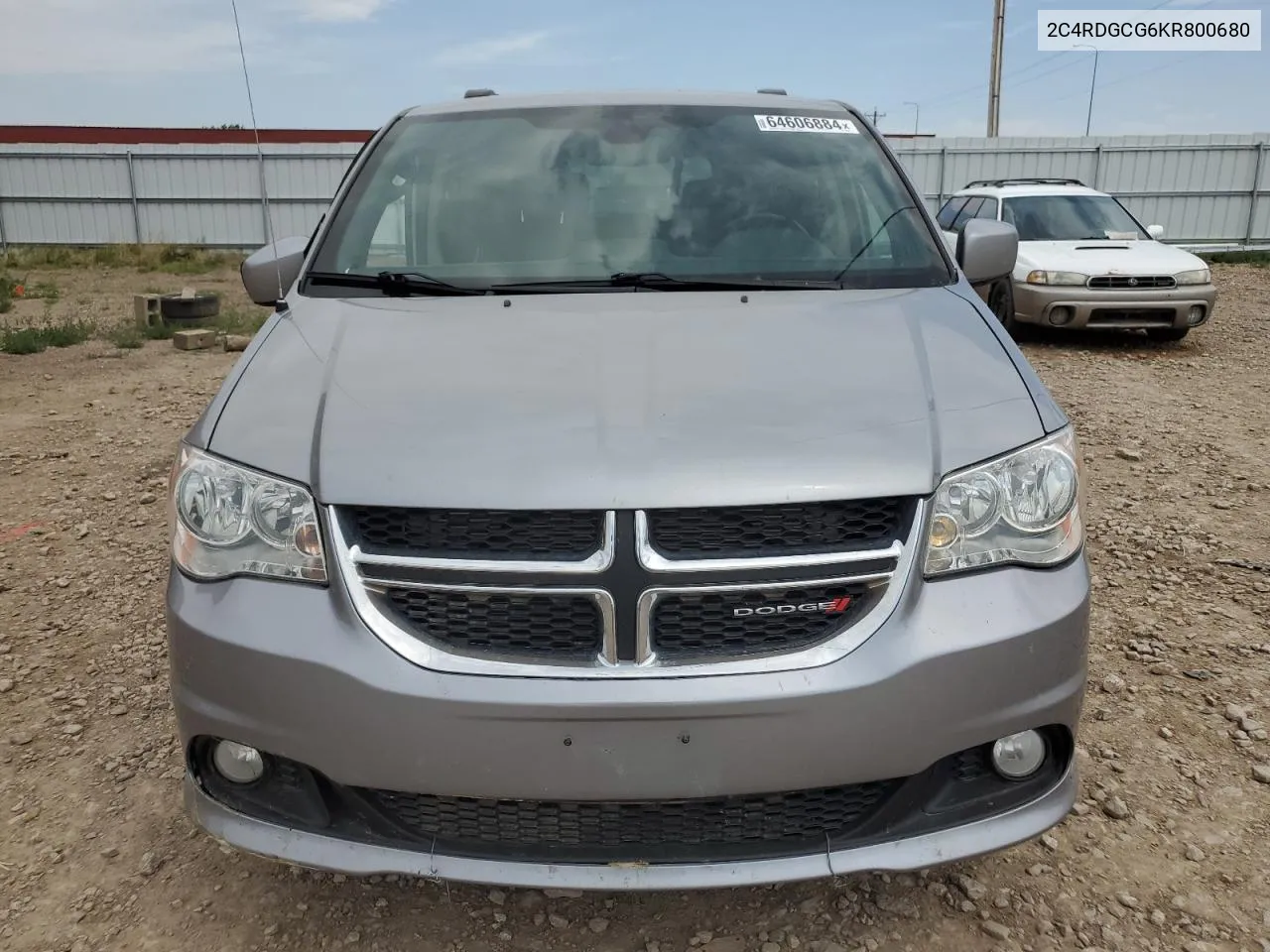 2019 Dodge Grand Caravan Sxt VIN: 2C4RDGCG6KR800680 Lot: 64606884