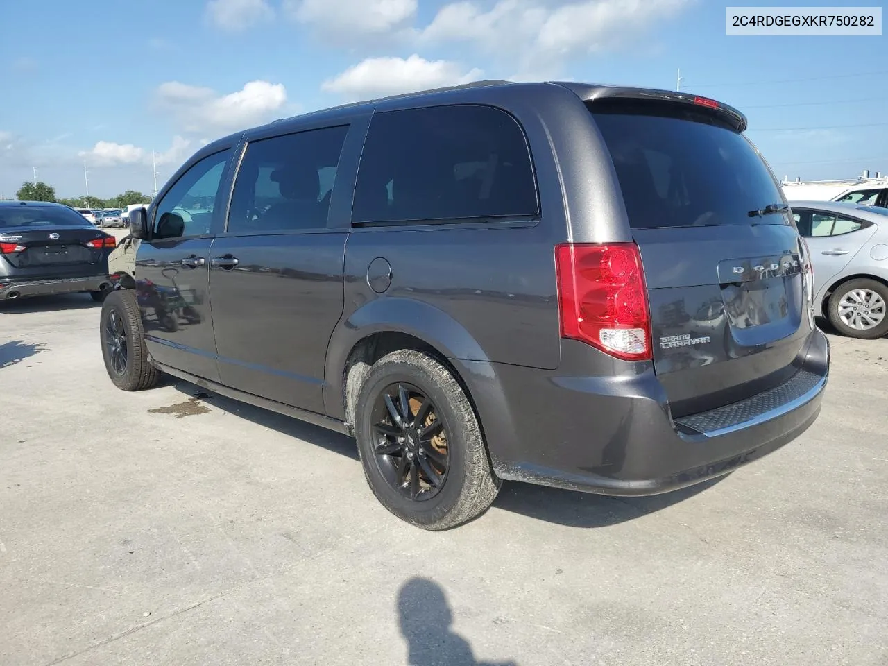 2C4RDGEGXKR750282 2019 Dodge Grand Caravan Gt