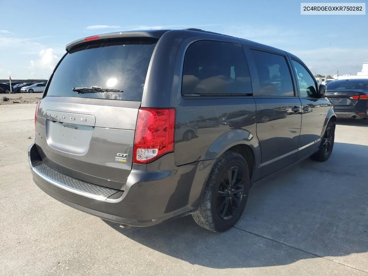 2C4RDGEGXKR750282 2019 Dodge Grand Caravan Gt