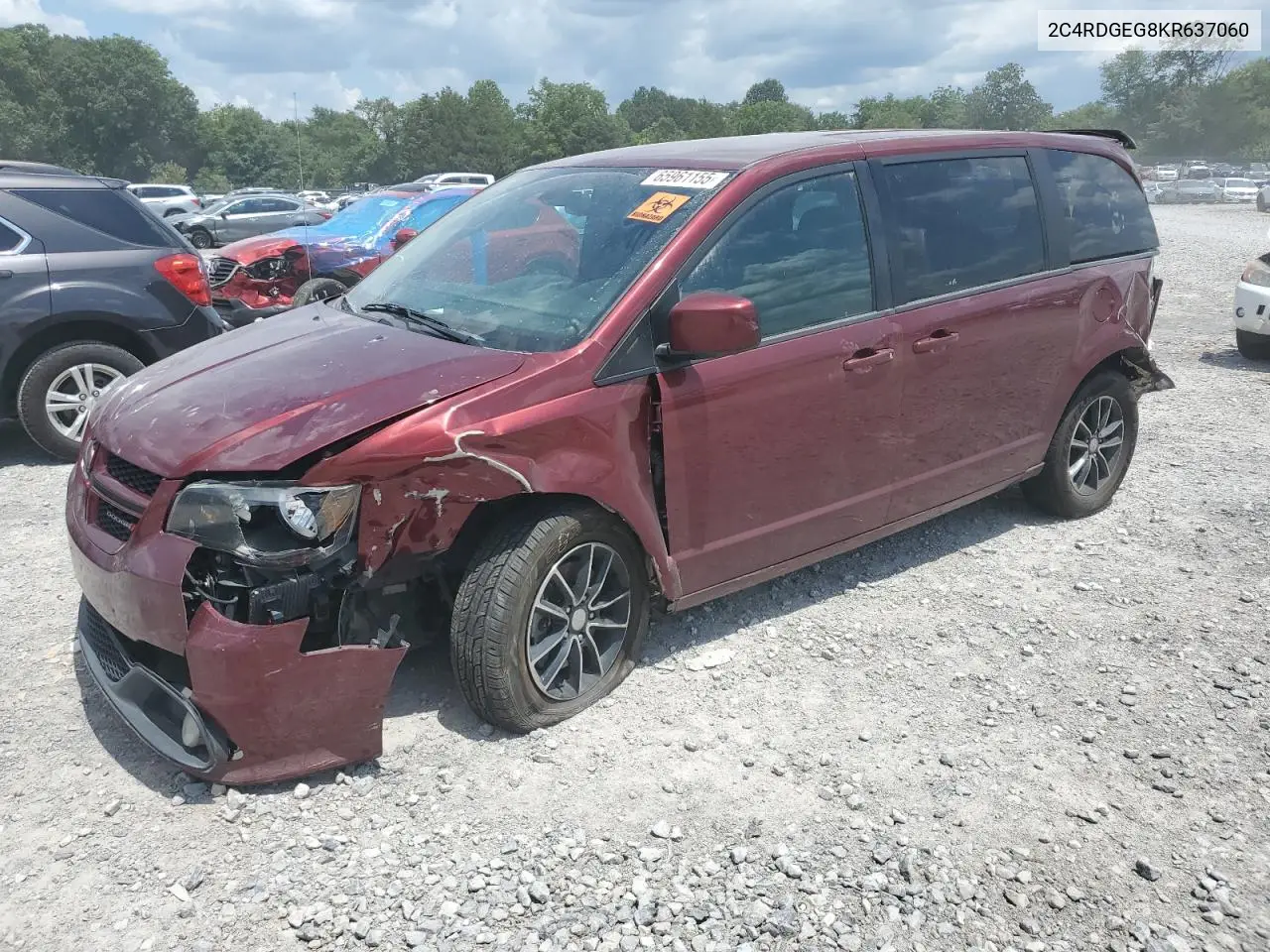2C4RDGEG8KR637060 2019 Dodge Grand Caravan Gt