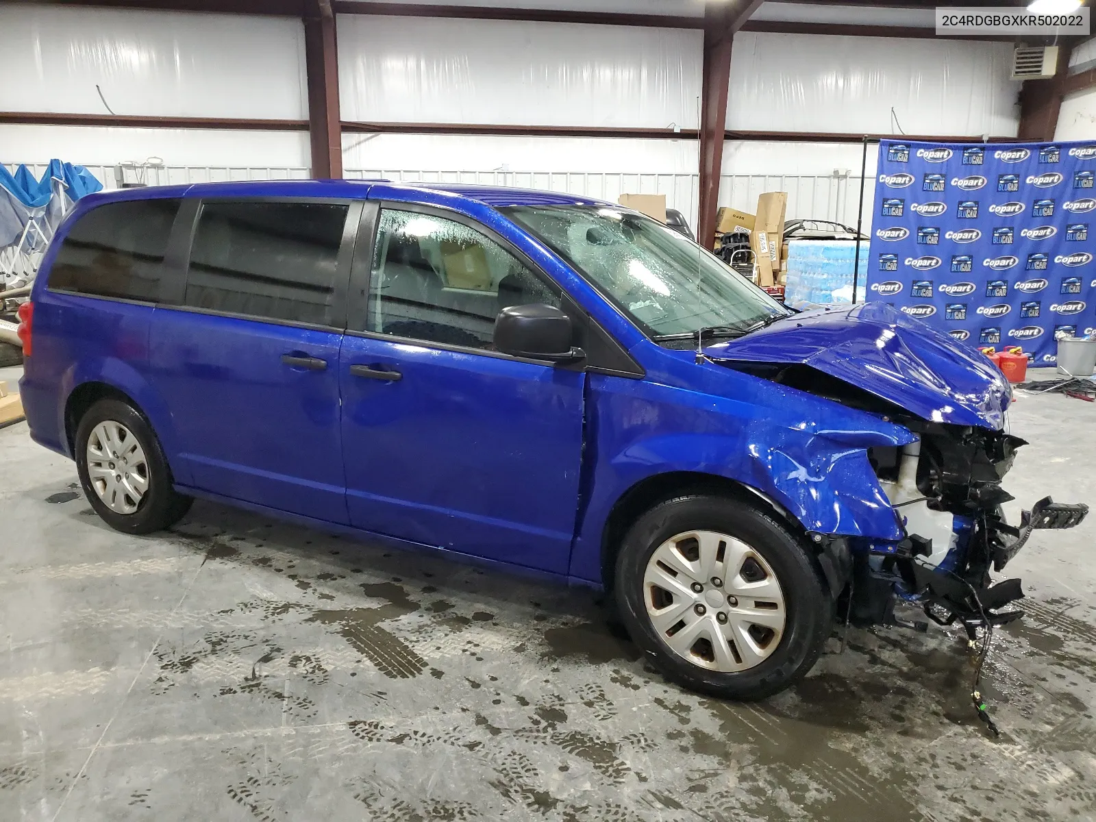 2019 Dodge Grand Caravan Se VIN: 2C4RDGBGXKR502022 Lot: 65984674