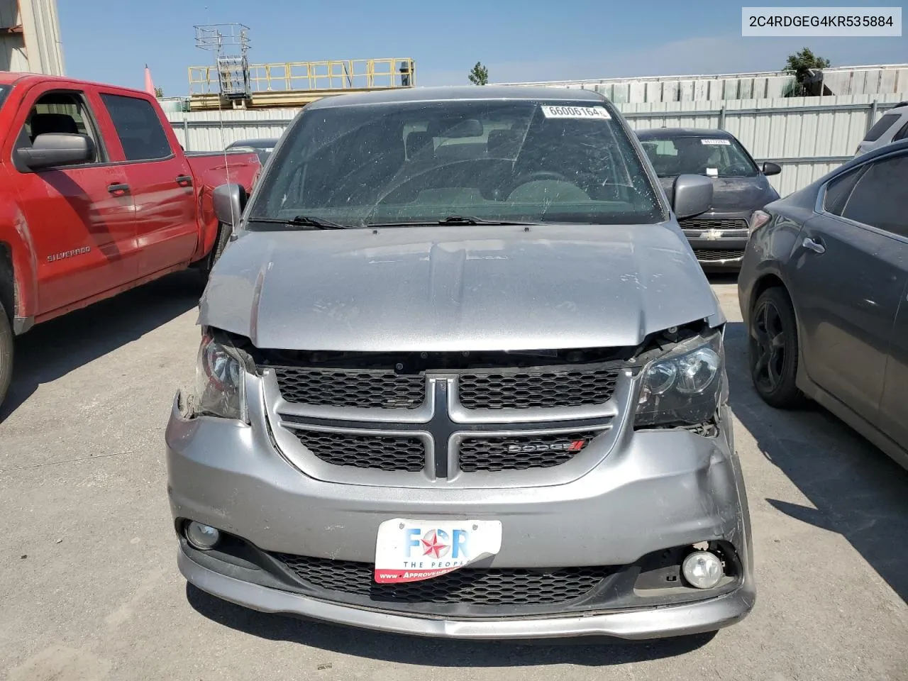 2C4RDGEG4KR535884 2019 Dodge Grand Caravan Gt