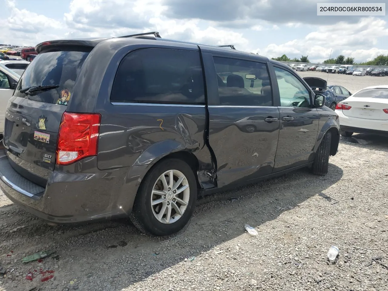 2C4RDGCG6KR800534 2019 Dodge Grand Caravan Sxt